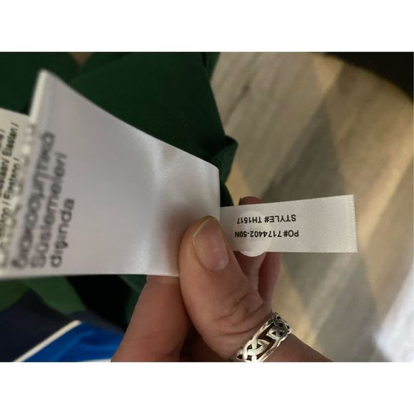 Lacoste NWT Green Colorblock Stripe T-Shirt Size Medium - Picture 8 of 8